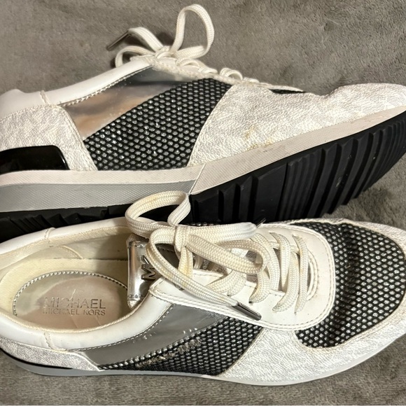 Michael Kors Black and White Casual Sneakers - Picture 4 of 4